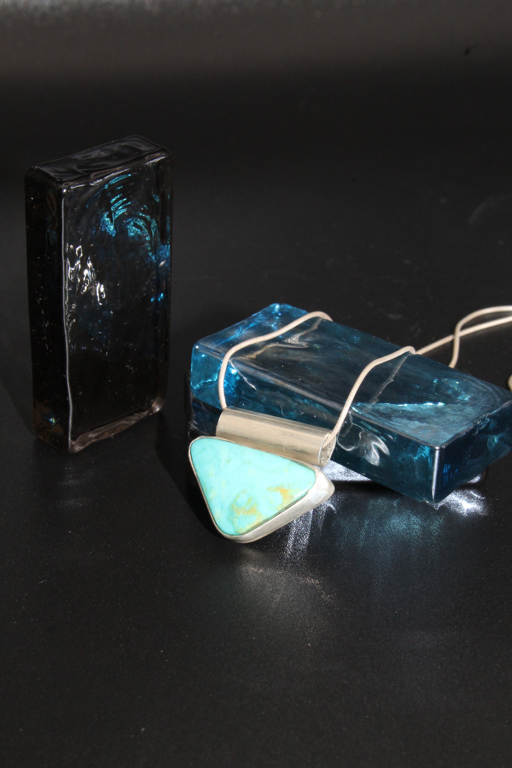 Sunset Kingman Turquoise Pendant