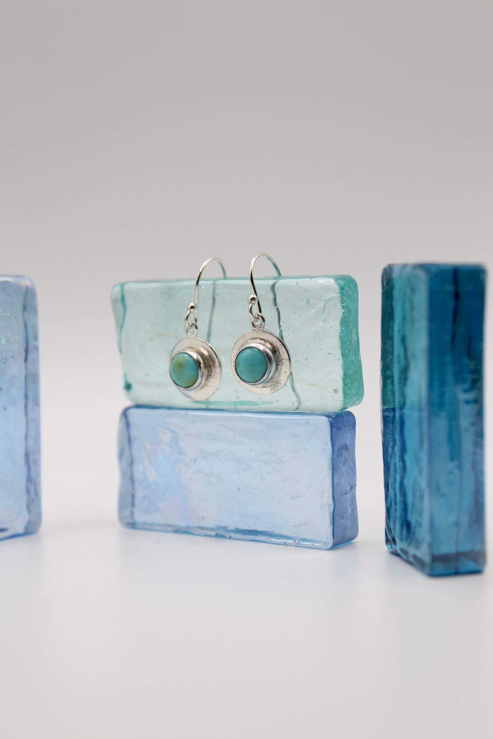 Skyli Turquoise Dangle Earrings