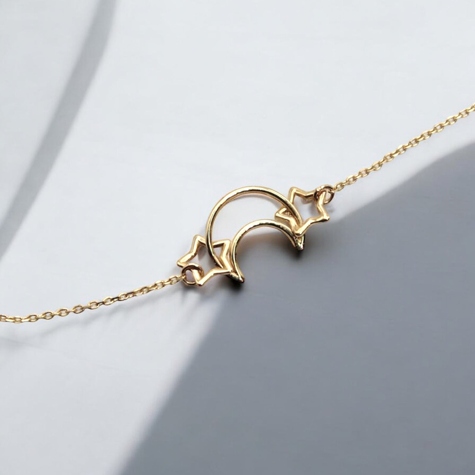 Gold Stars & Moon Bracelet