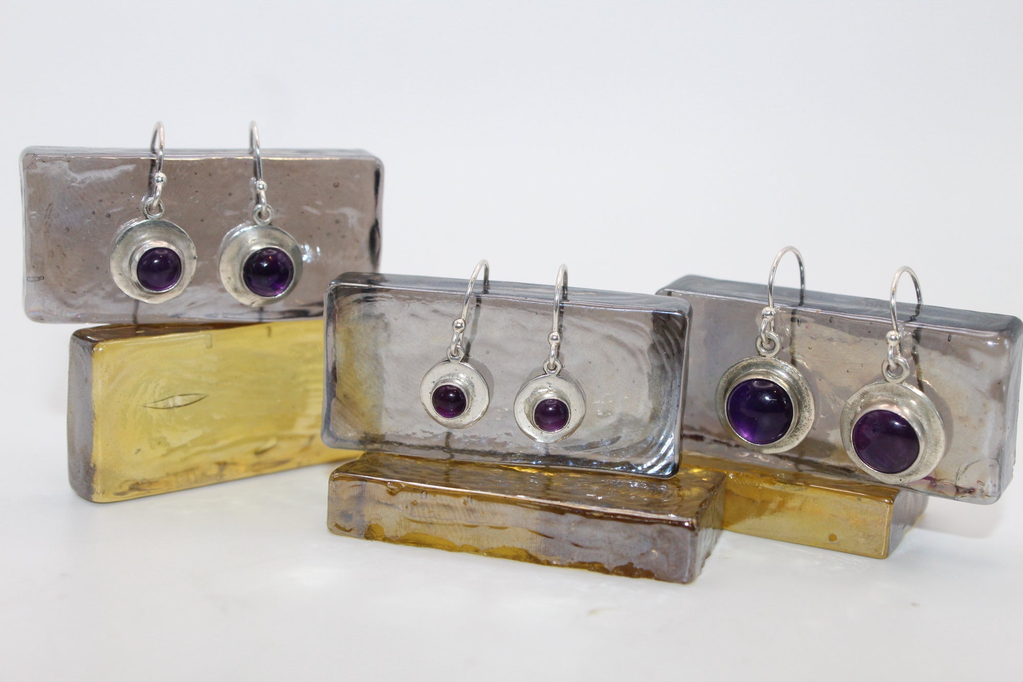 Skyli Amethyst Dangle Earrings