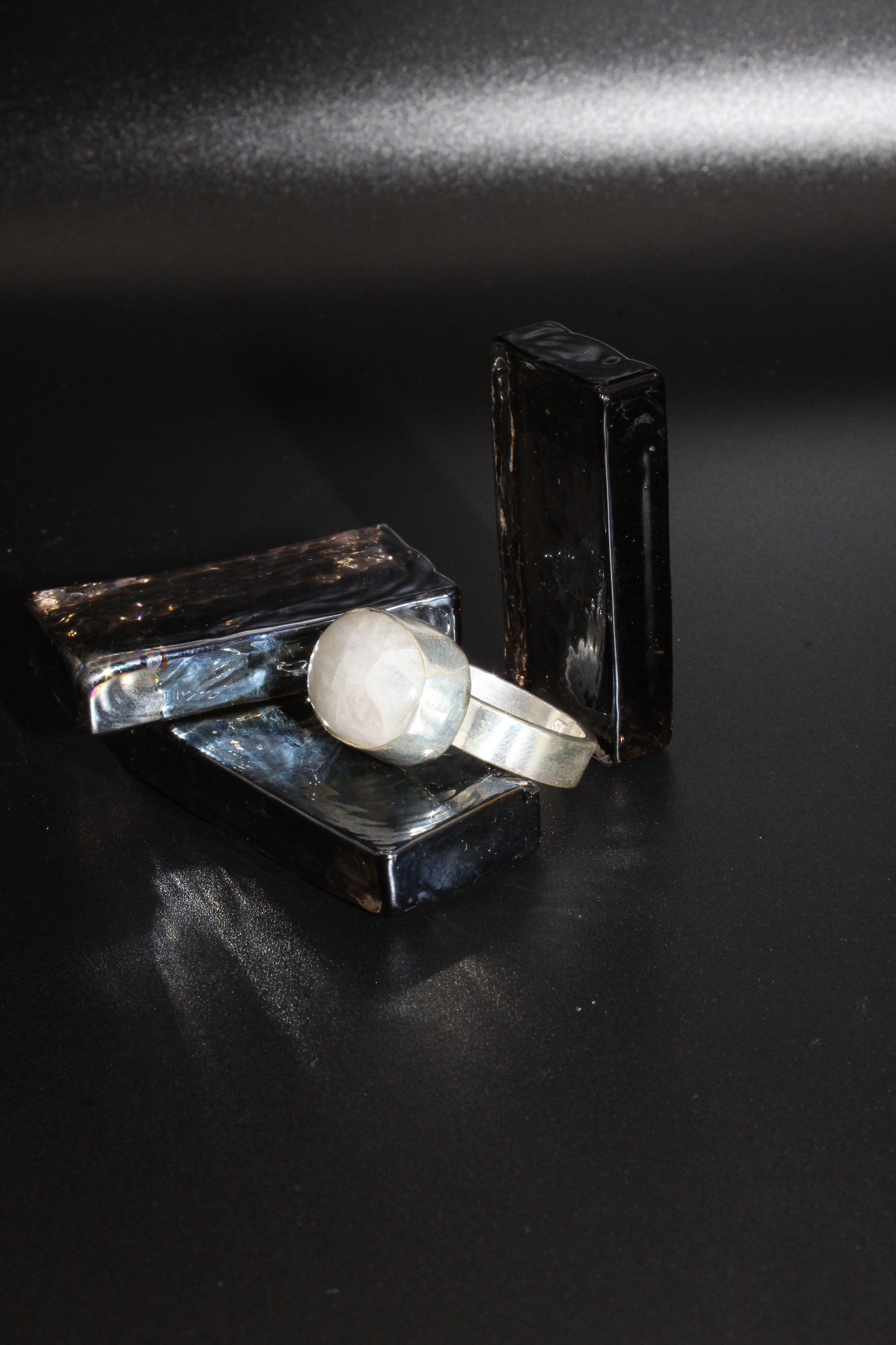 Moonstone Horizon Ring