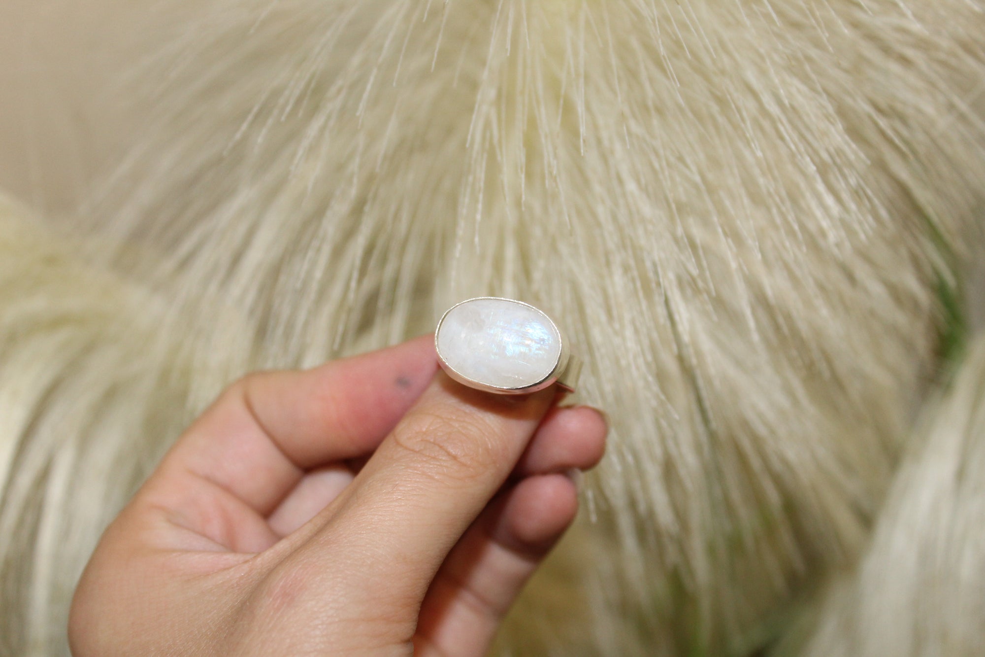 Moonstone Horizon Ring