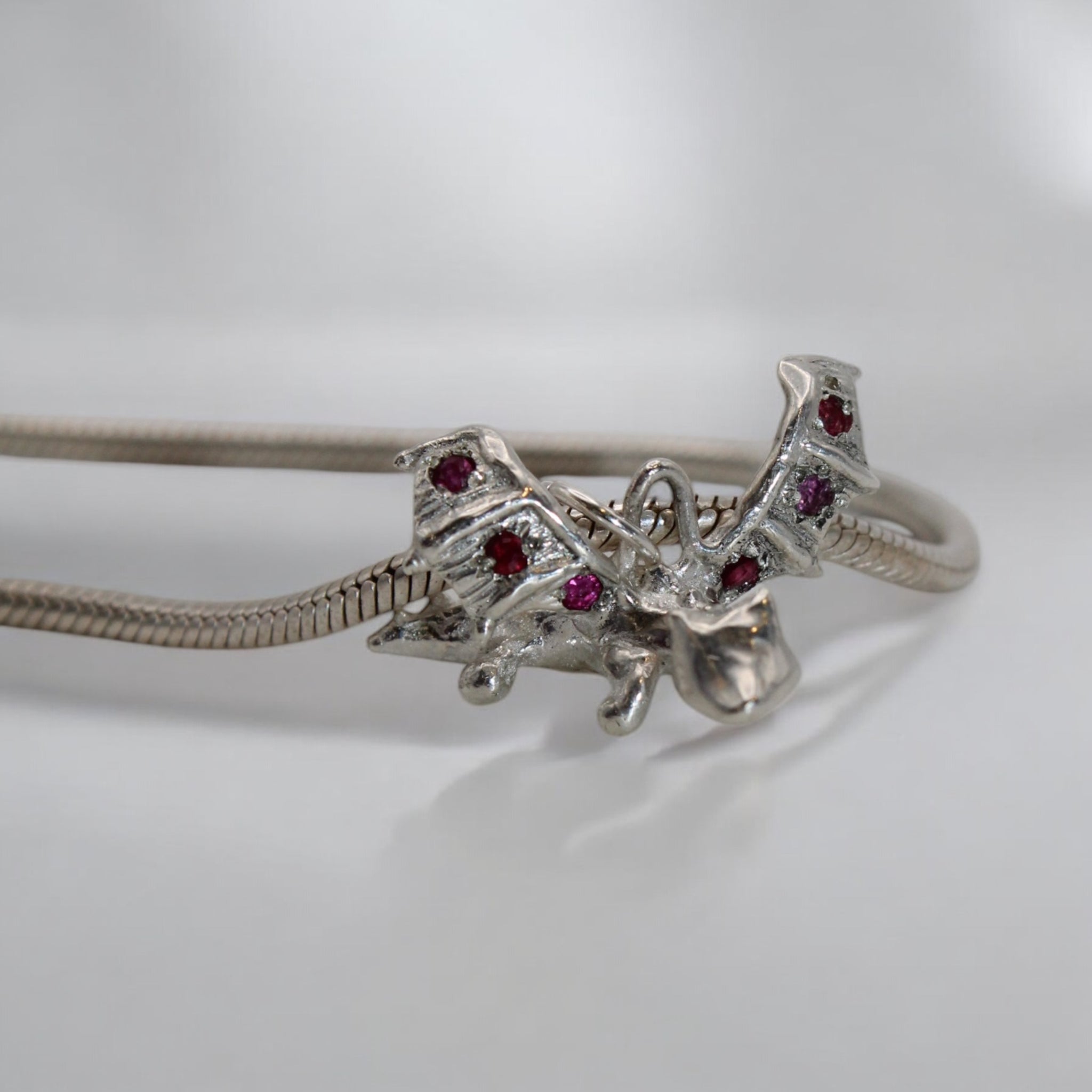 Gemstone Dragon Charm