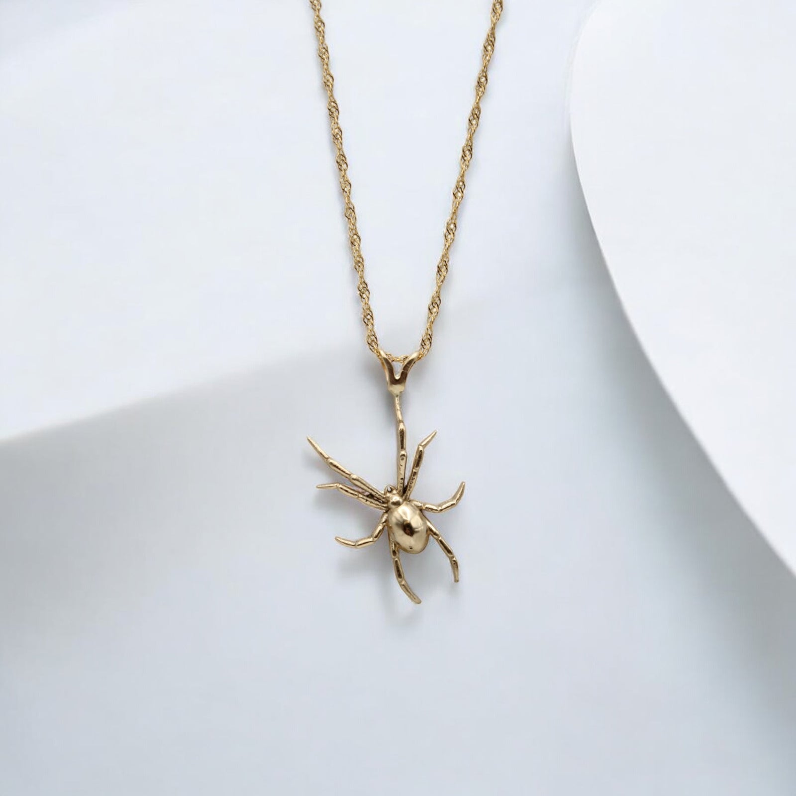Gold Spider Charm