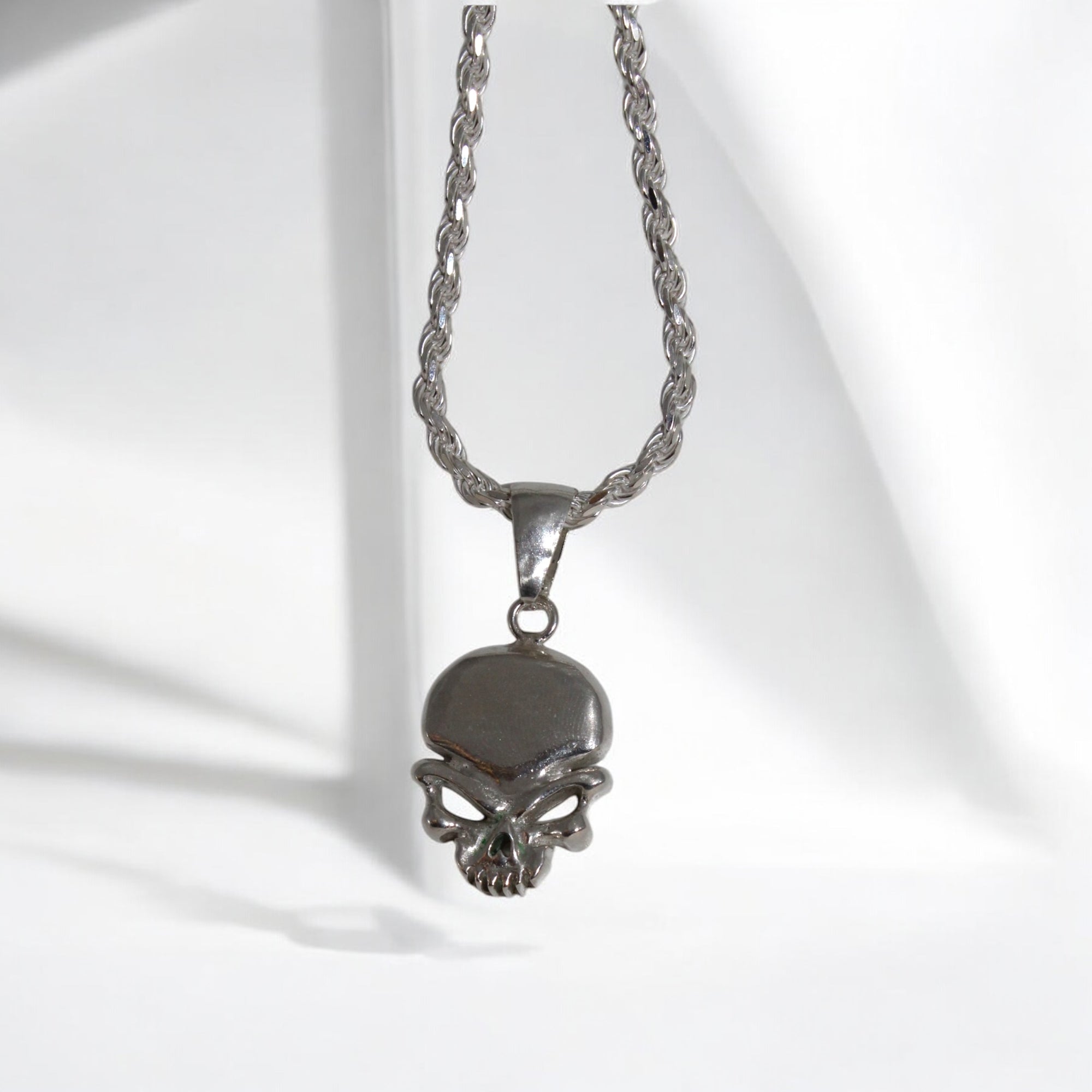 Sterling Silver Skull Pendant