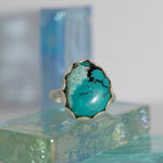 Scalloped Turquoise Ring