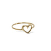 Golden Heart Ring