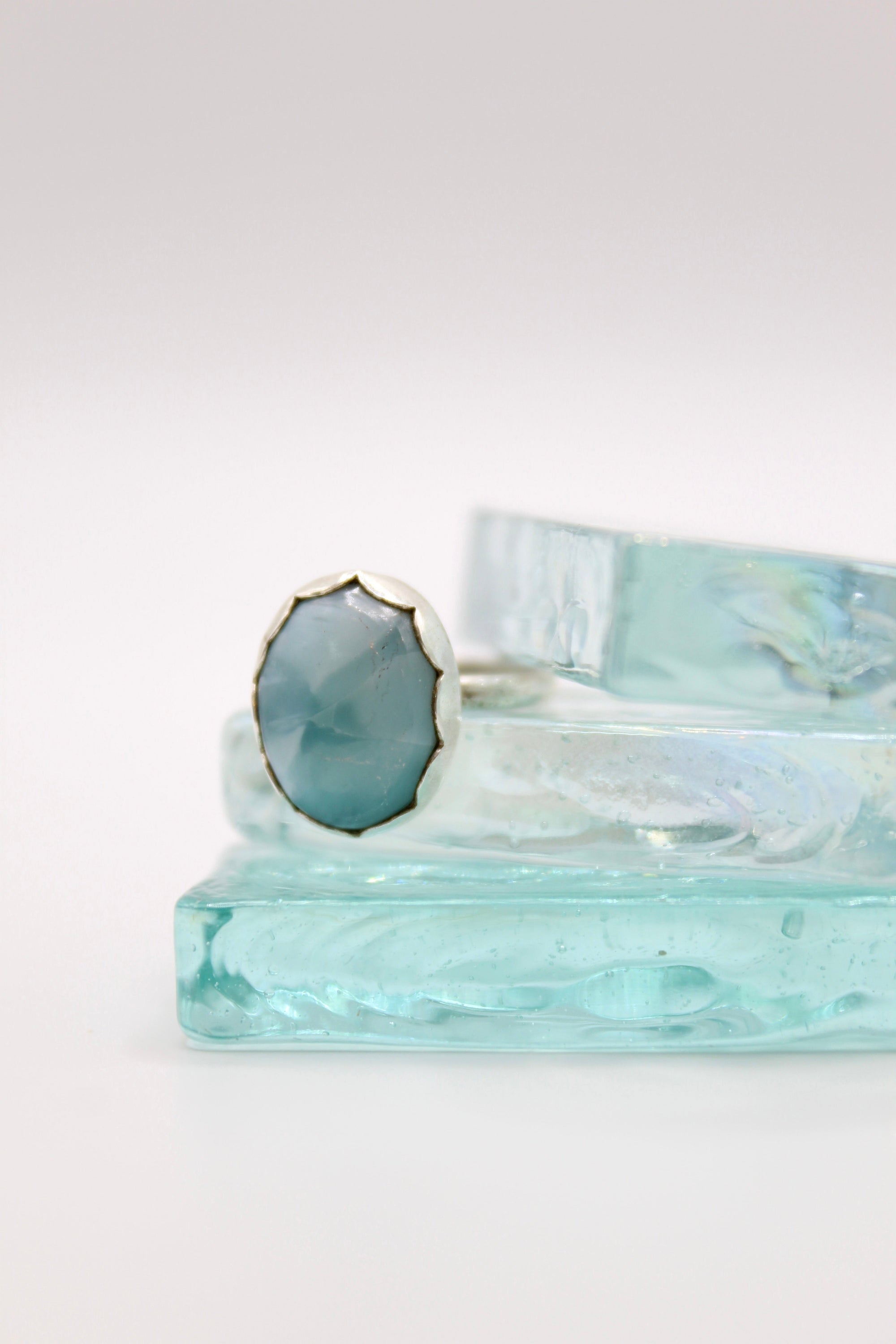 Larimar Pinky Ring