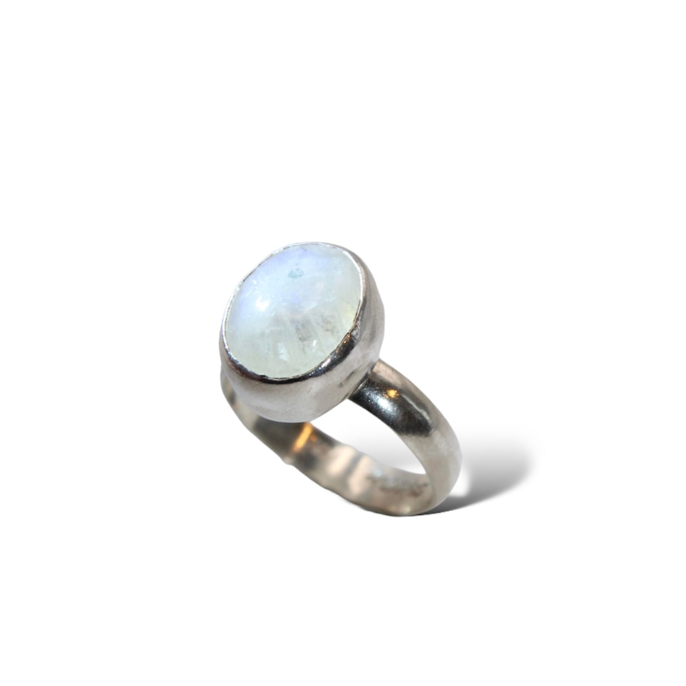Silver Dainty Moonstone Ring