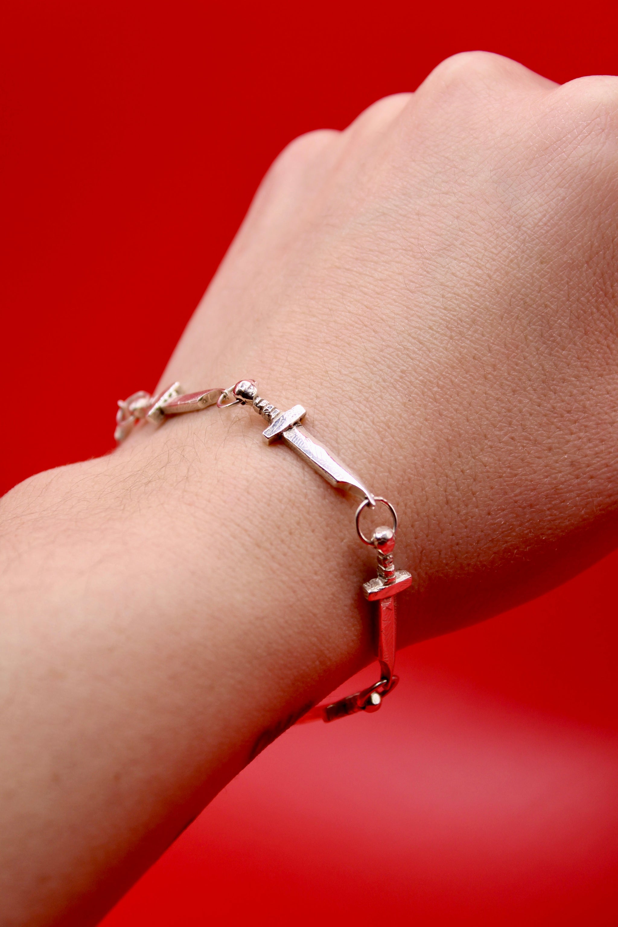 Sterling Silver Bowie Bracelet