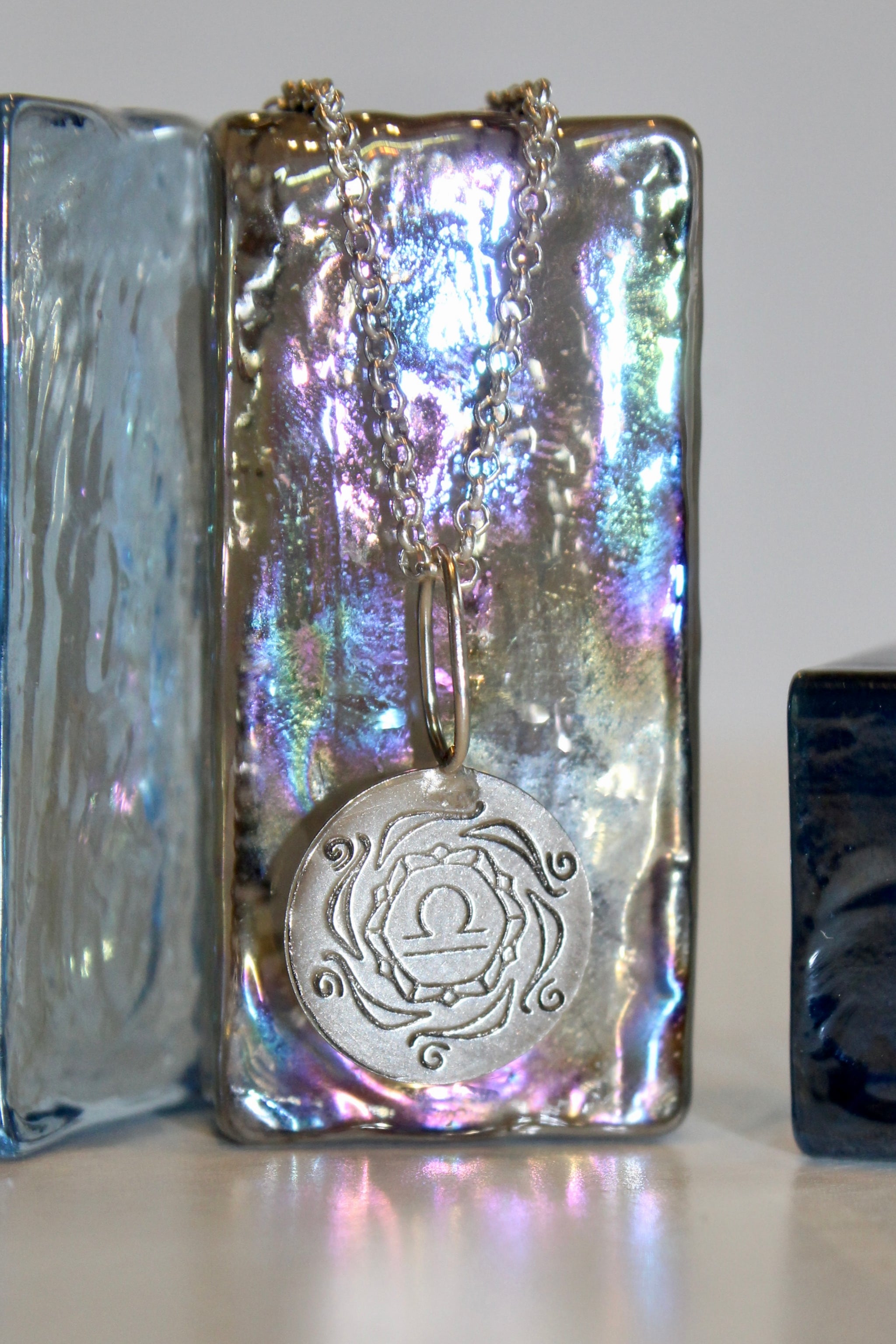 Zodiac Stamped Pendant