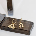 14KY Gold Zodiac Diamond Charm Necklace