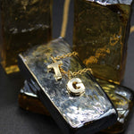 14KY Letter Charm