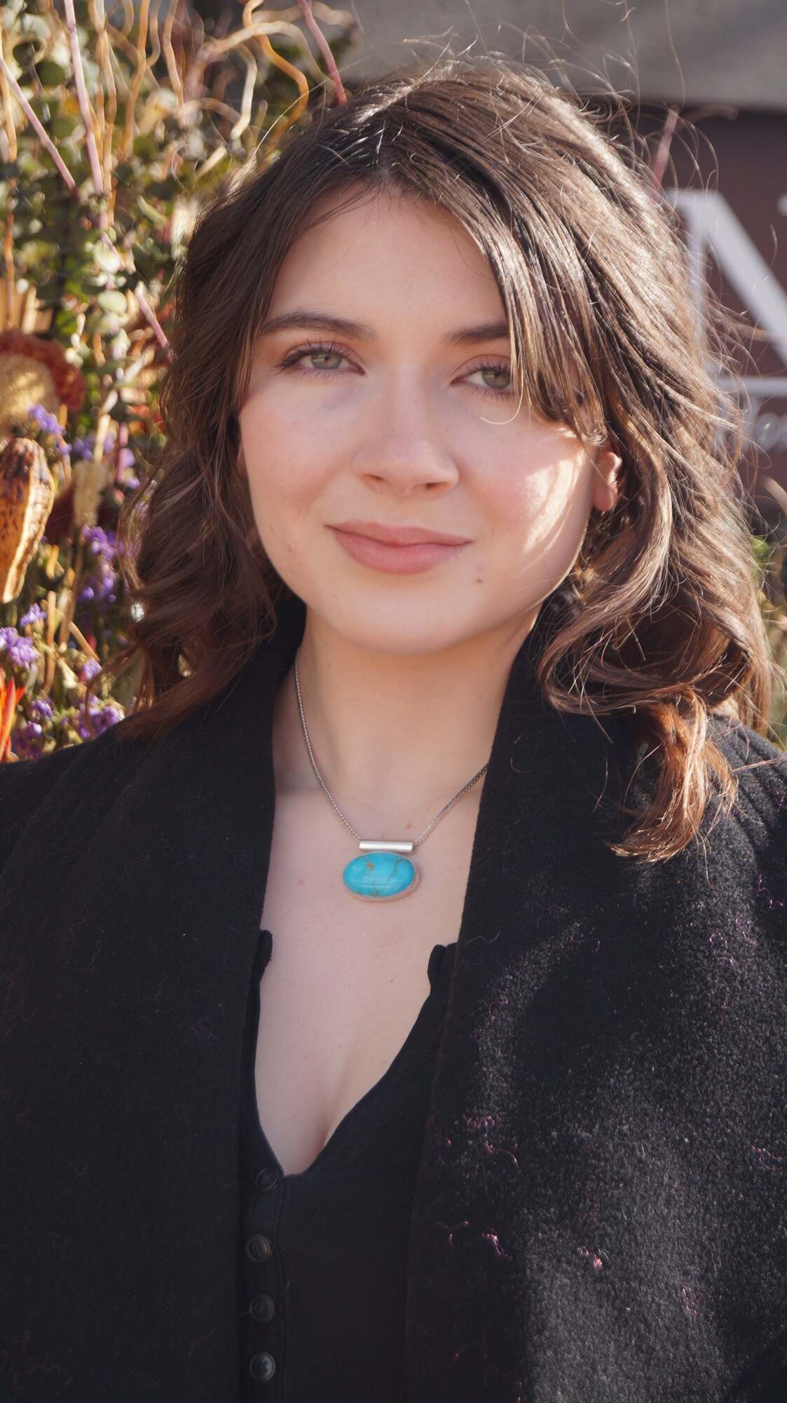 Sunset Turquoise Pendant