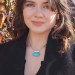 Sunset Kingman Turquoise Pendant