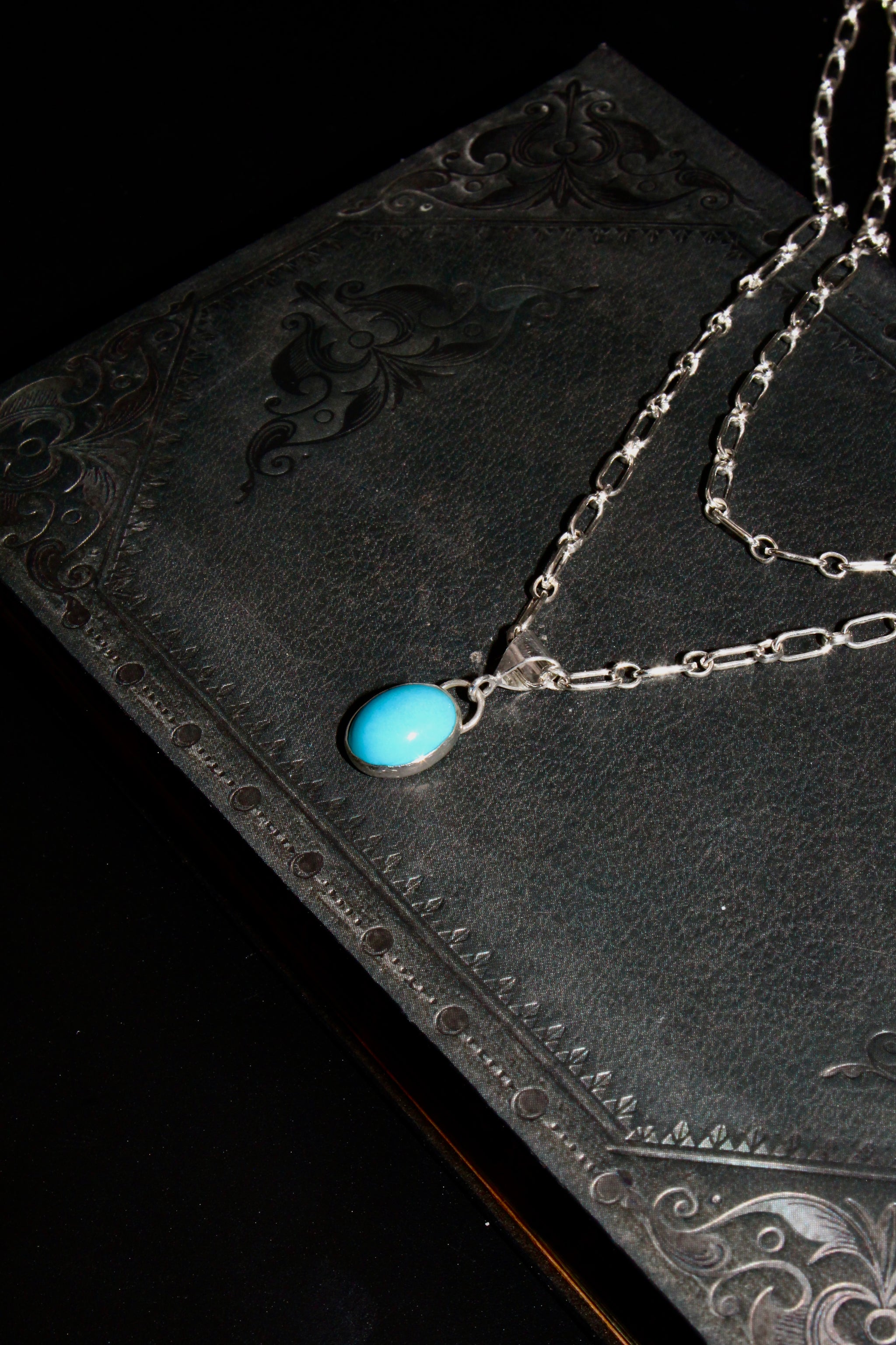 Layered Turquoise Pendant