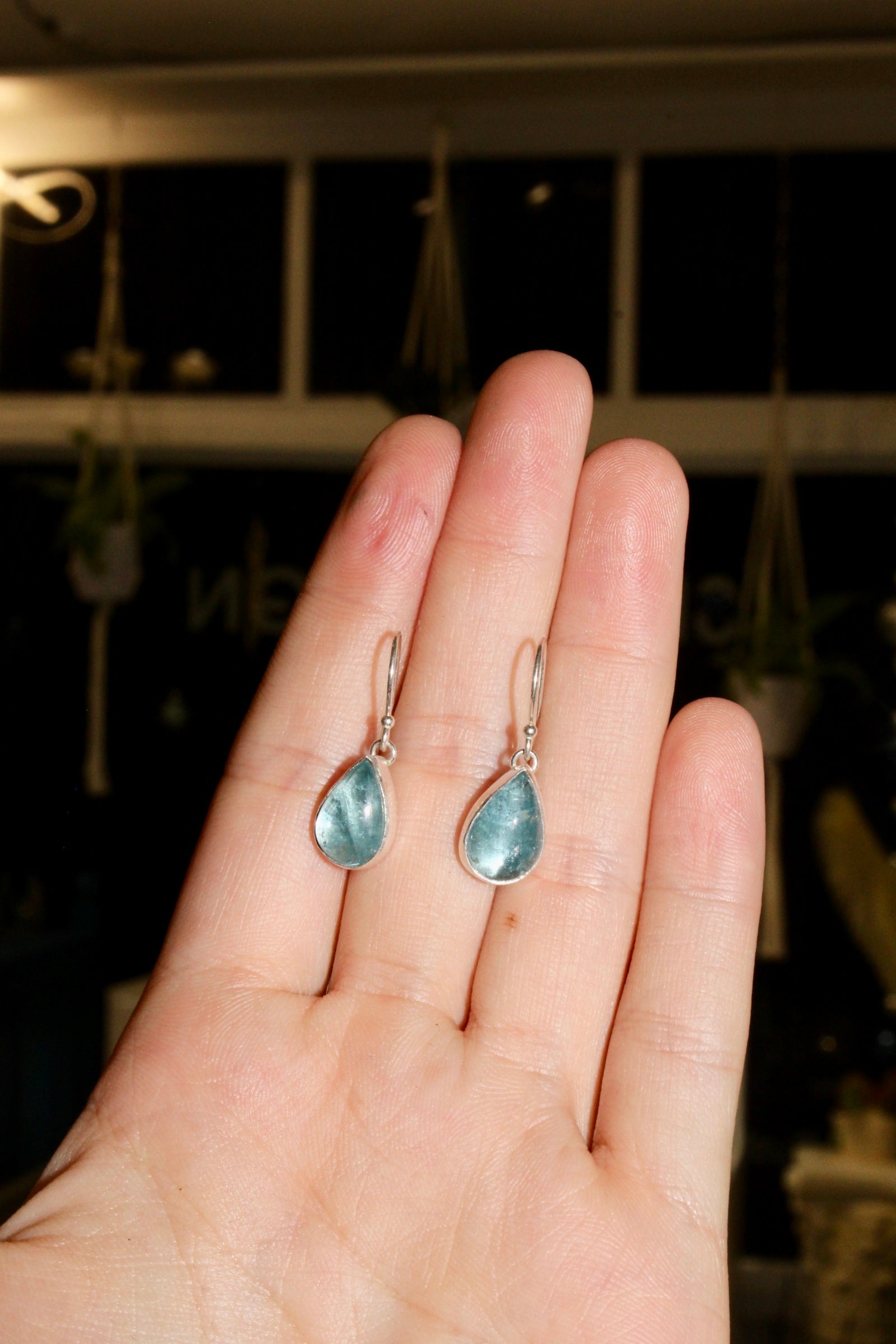 Aquamarine Dangles