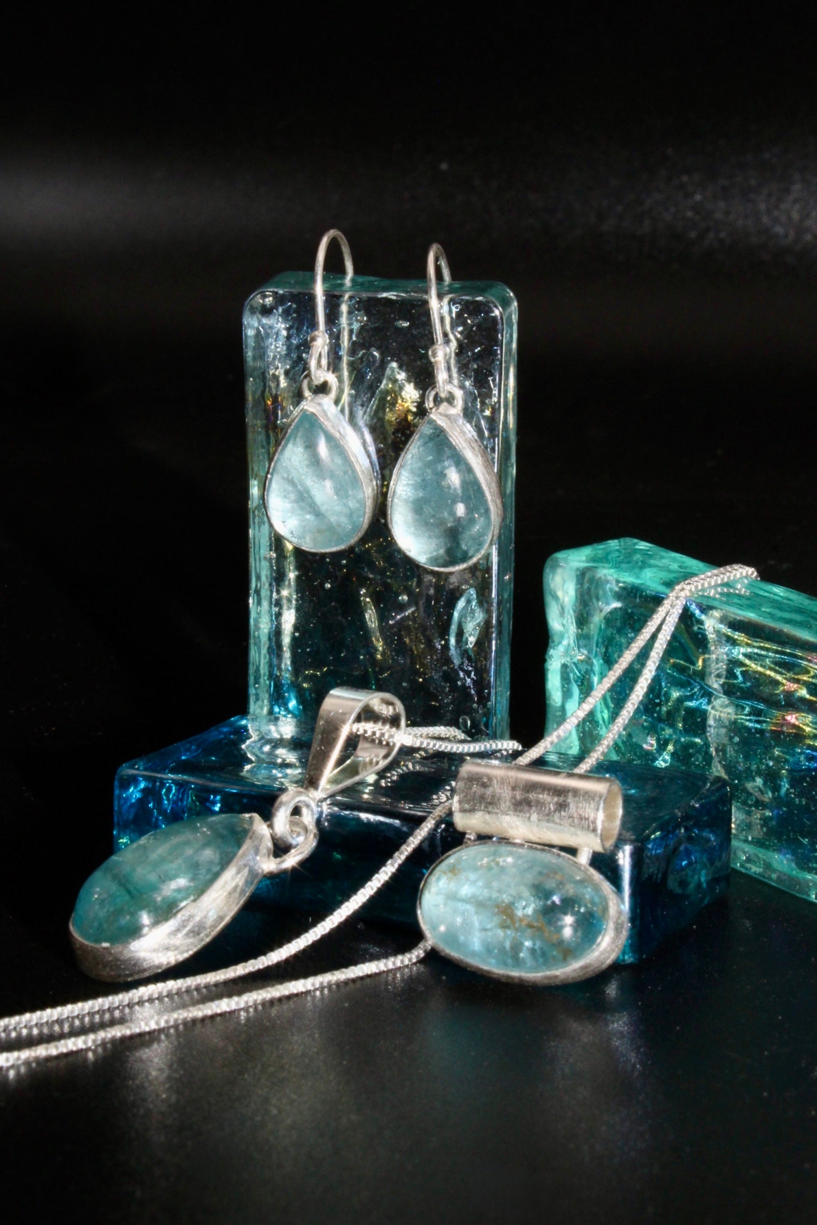 Aquamarine Dangles