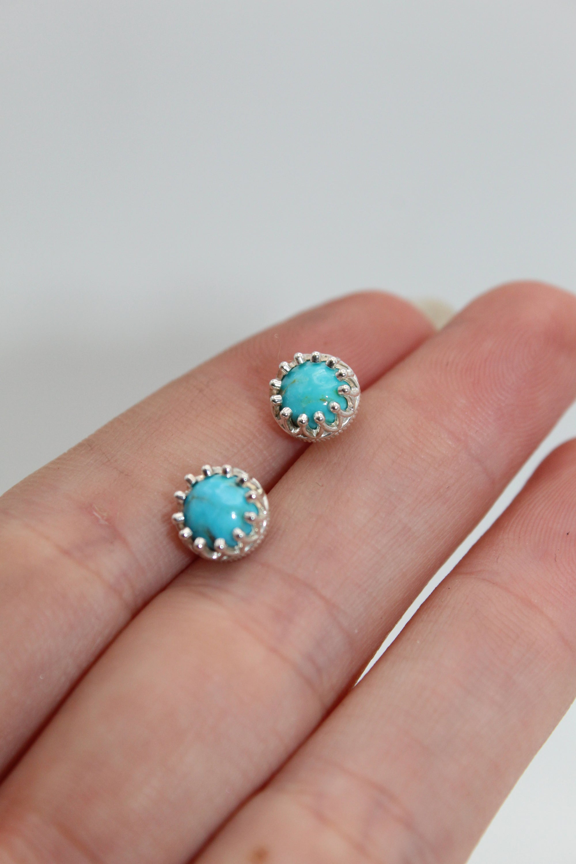 Turquoise Princess Studs