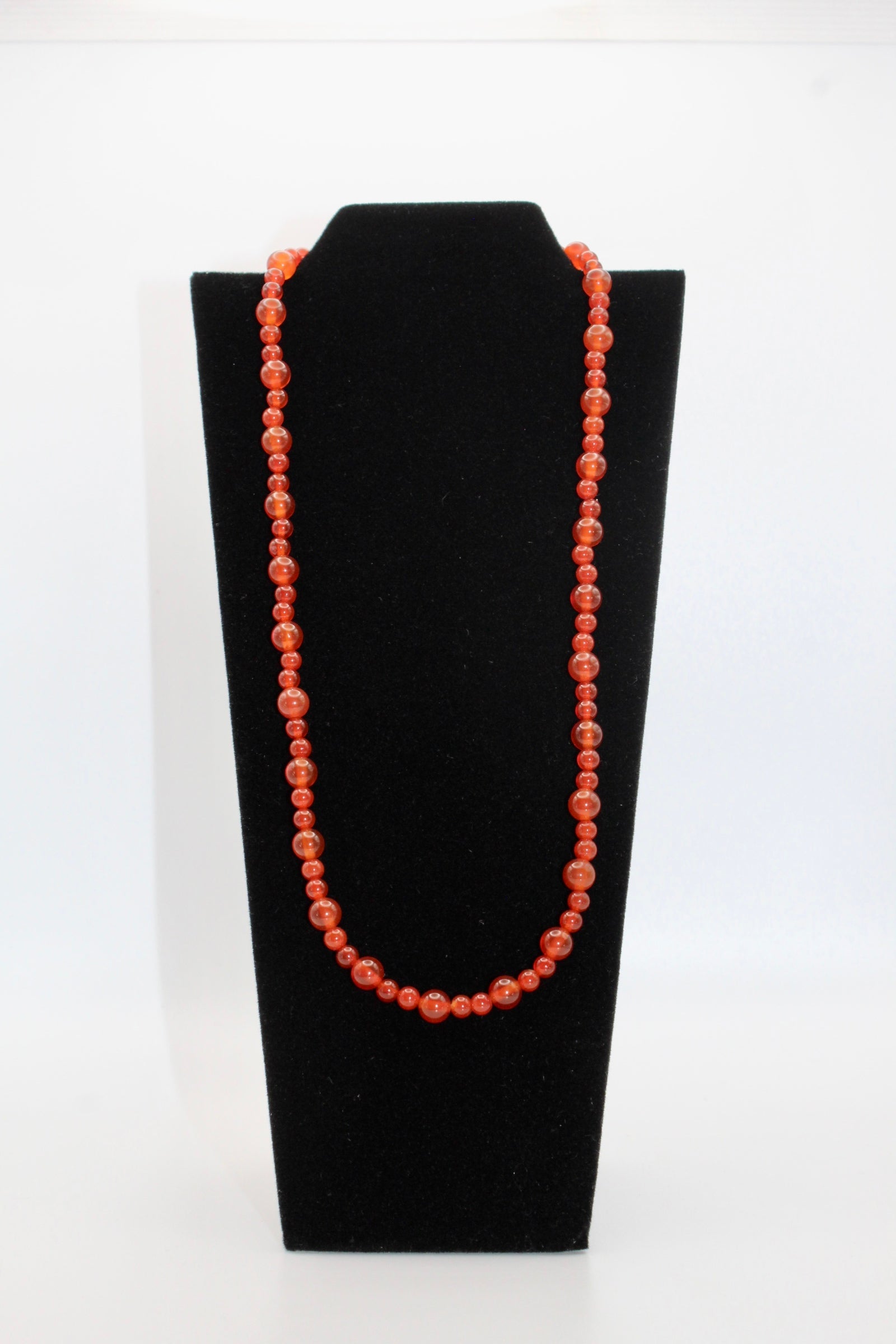 Carnelian Beaded Necklace