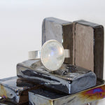 Classic Moonstone Silver Ring