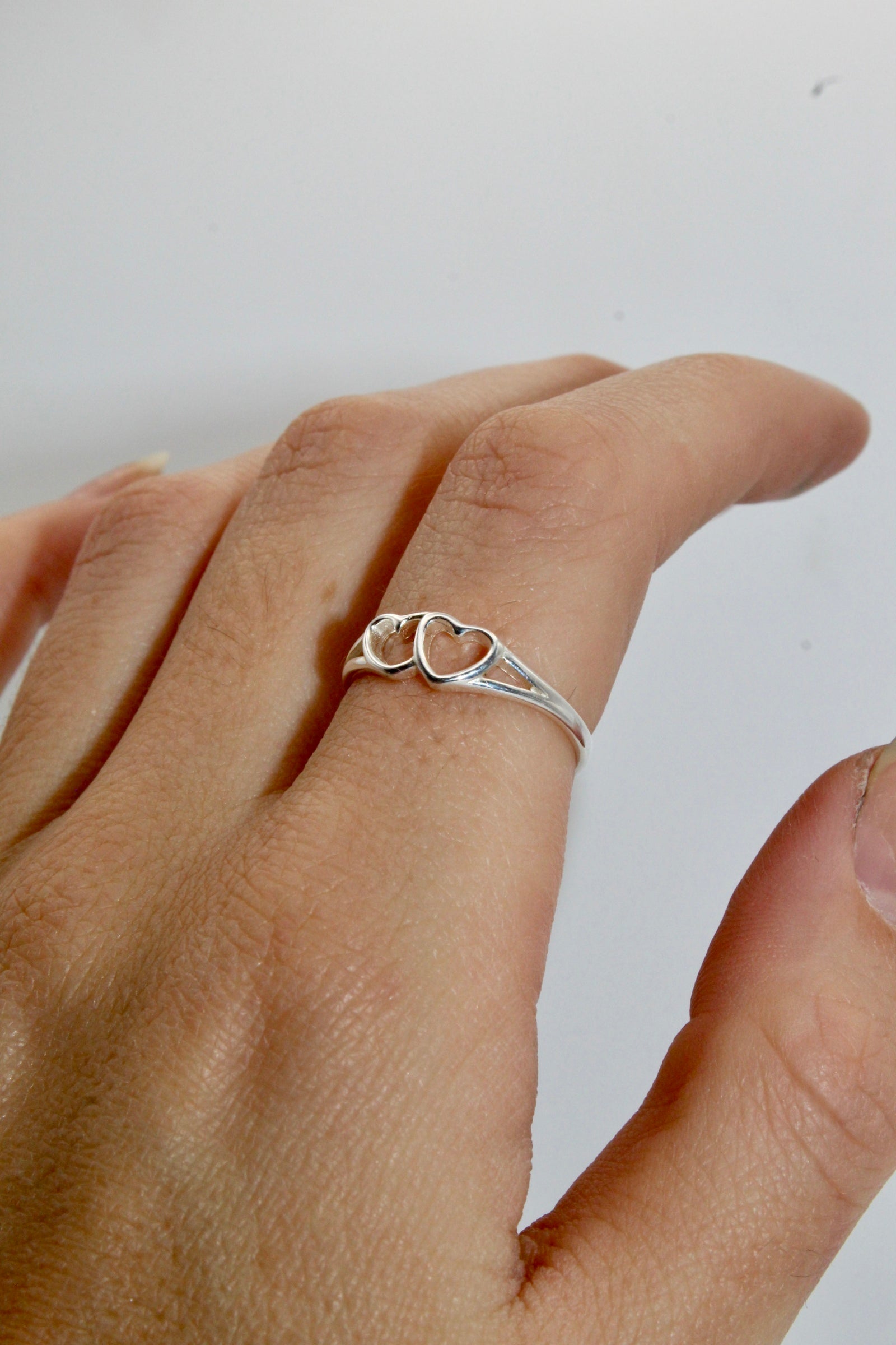 Double Heart Ring