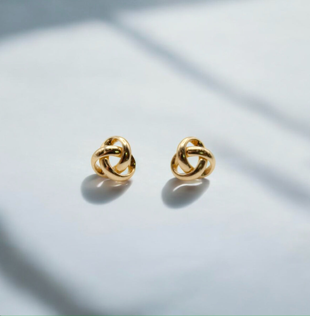 Golden Knot Earrings