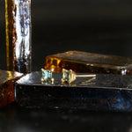 Gemstone Studs Princess Cut