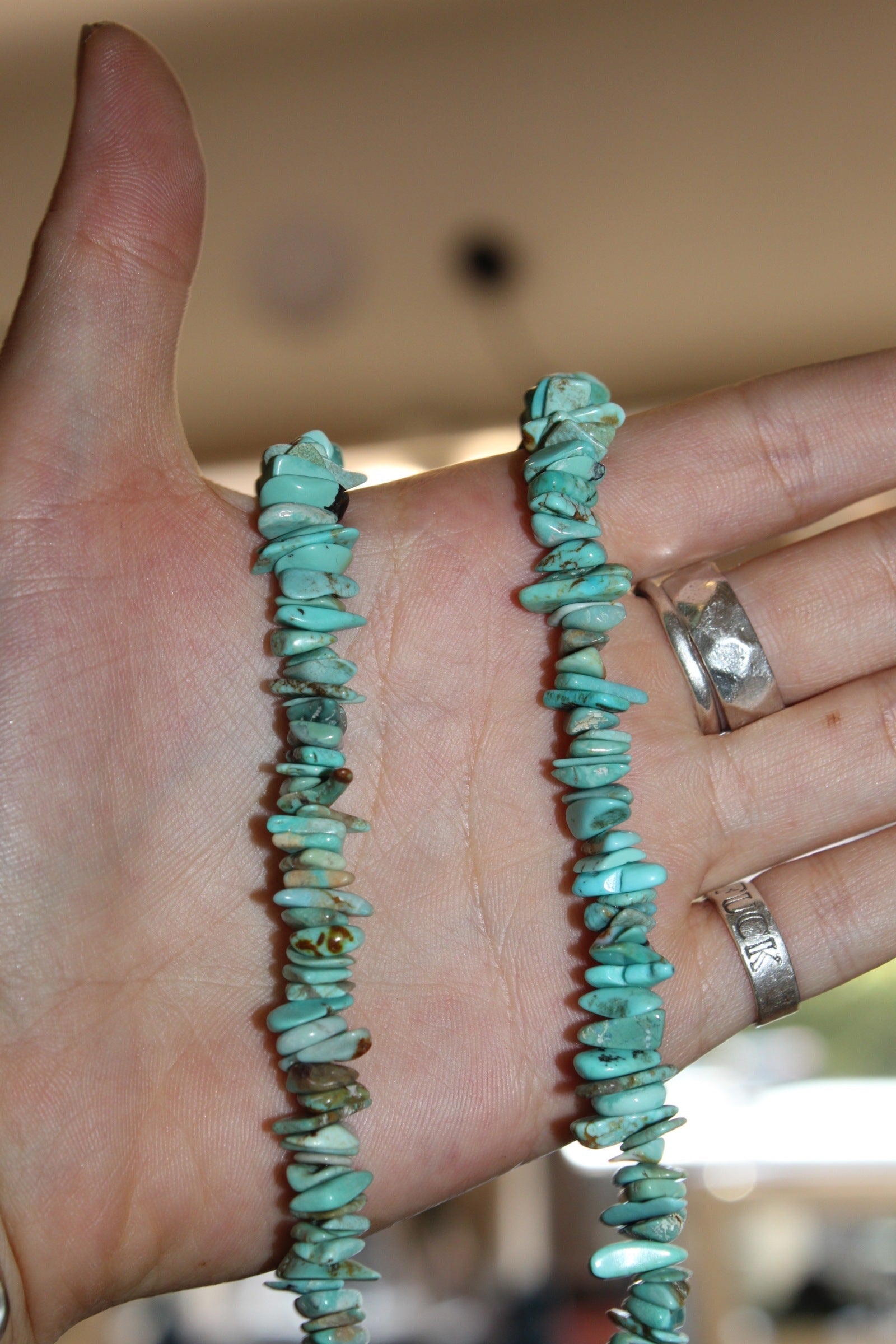 Green Tibetan Turquoise Necklace