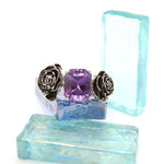 Amethyst Rose Ring