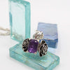 Amethyst Rose Pendant