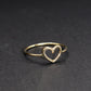 Golden Heart Ring