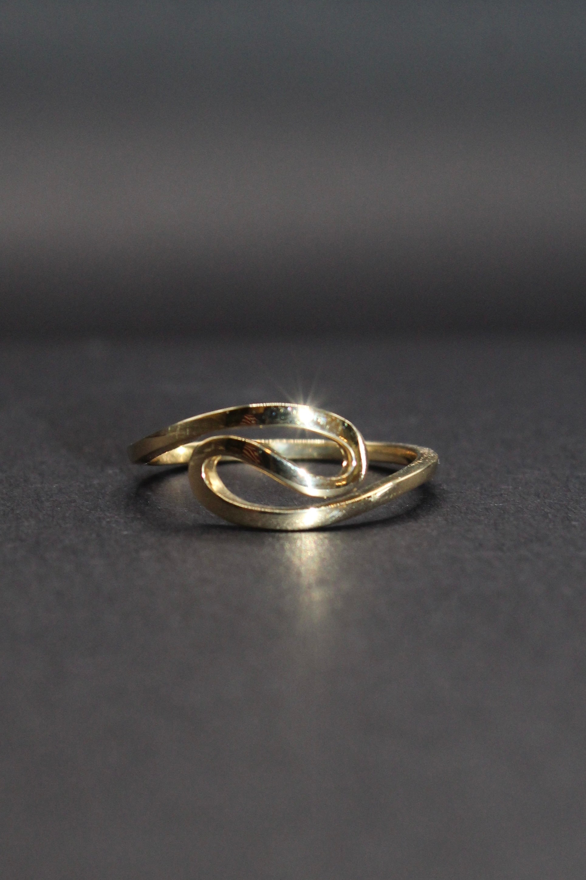 Gold Wave Ring