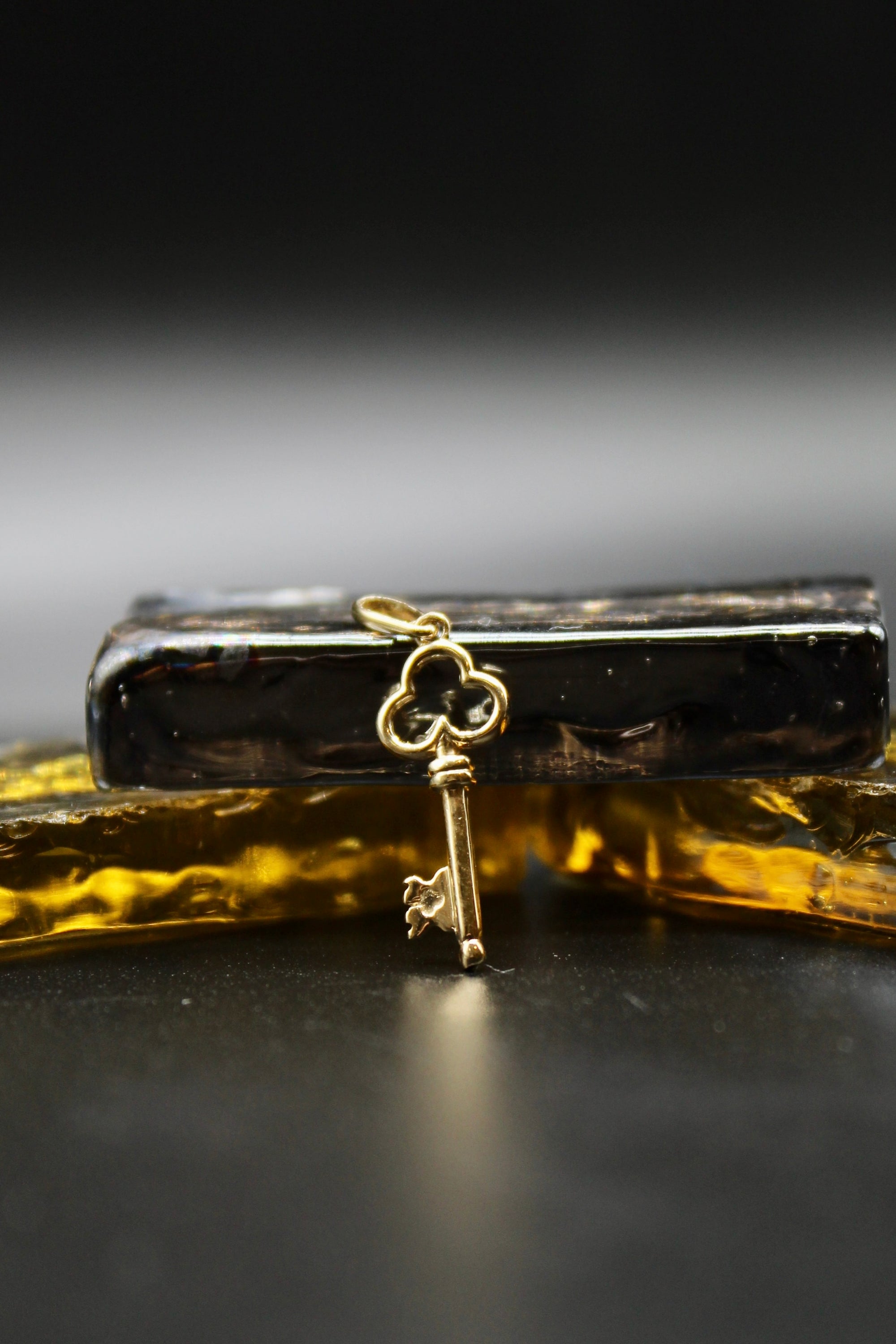 14K Yellow Gold Key Charm