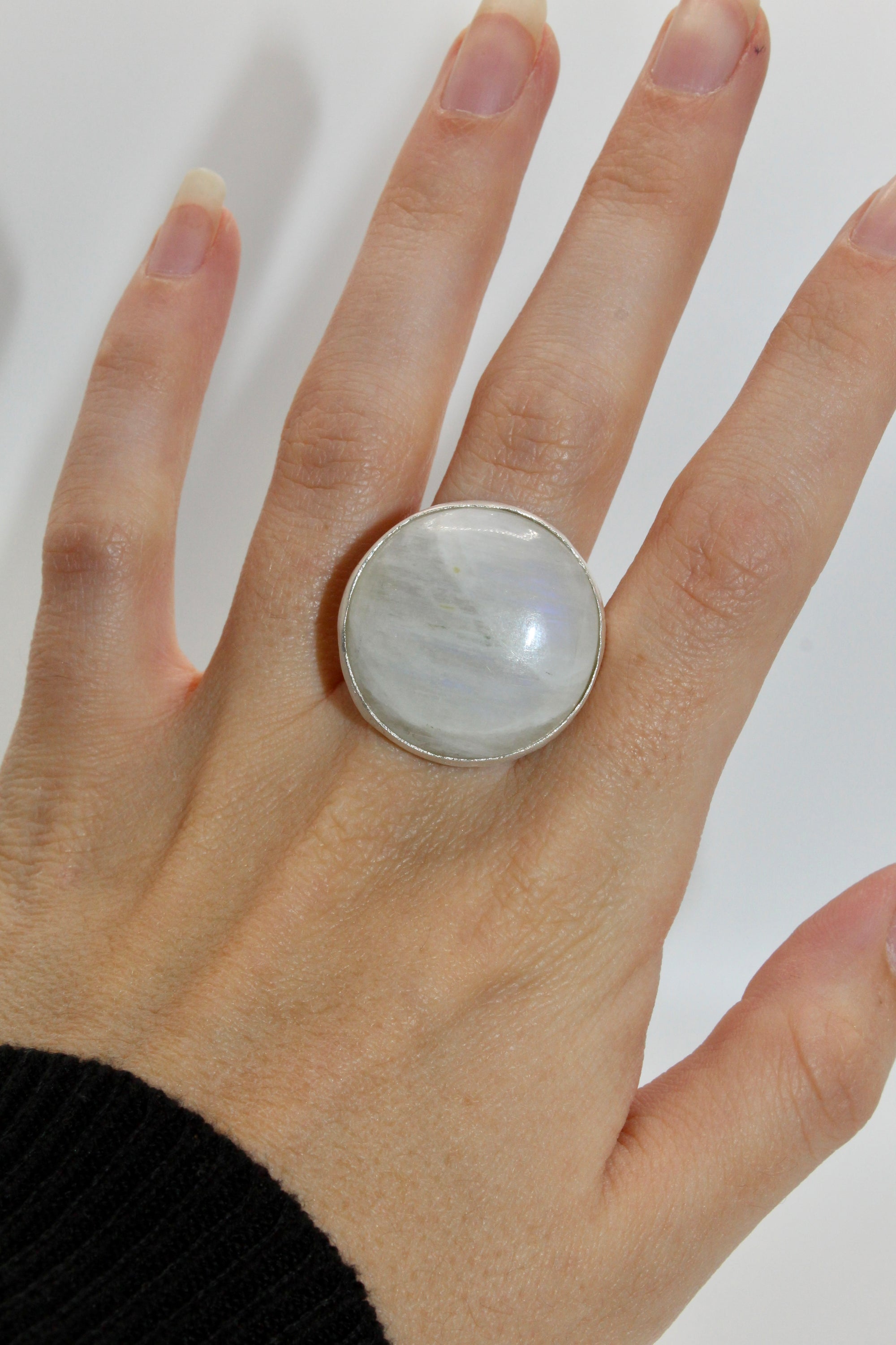 Large Moonstone Ring