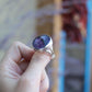 Round Split Shank Amethyst Ring