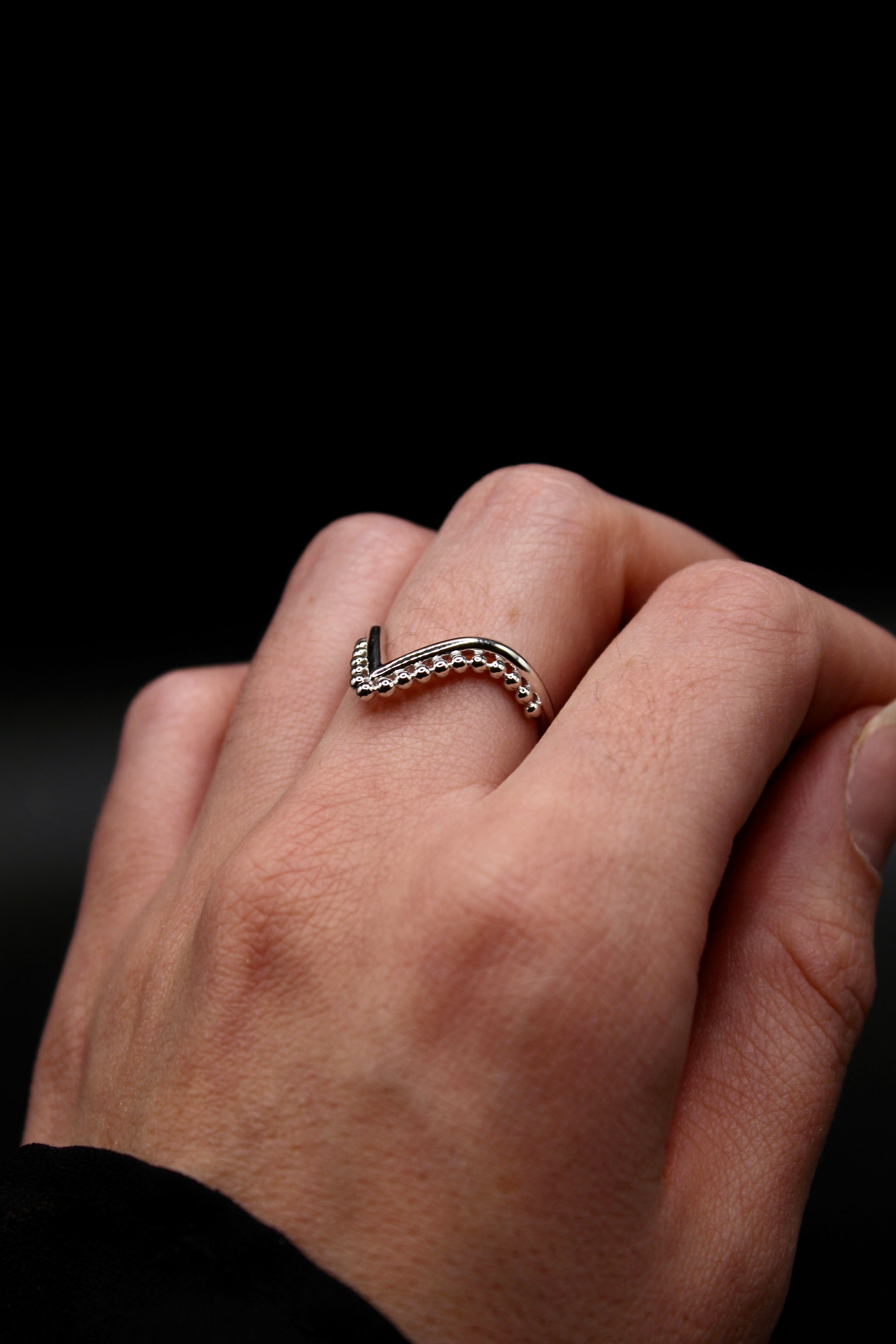 V-Shape Stacker Ring