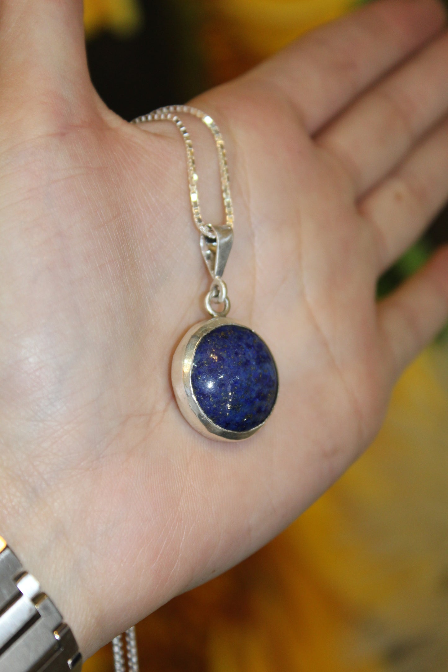 Lapis Love Pendant