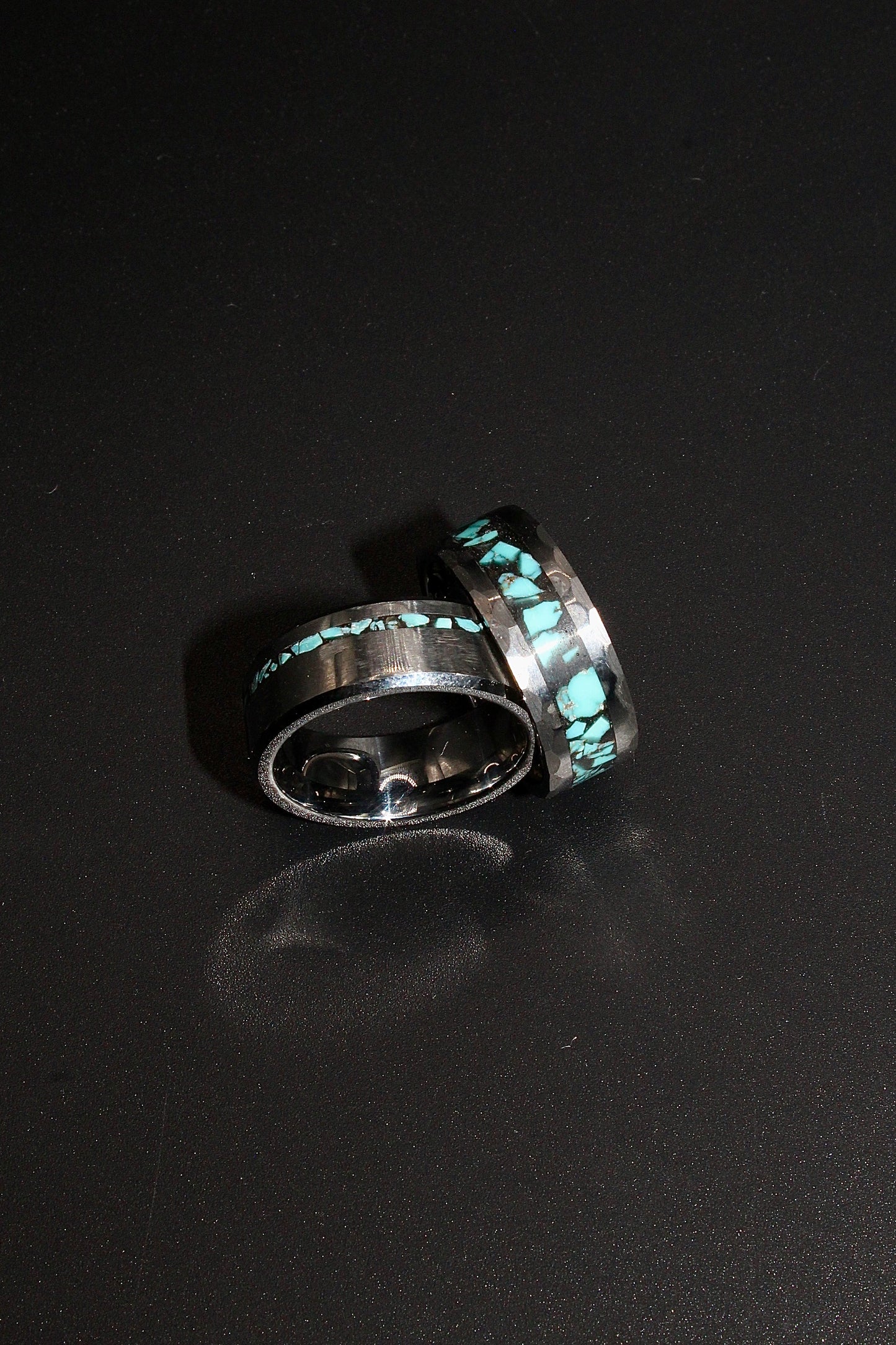 Skyline Turquoise Tungsten Ring