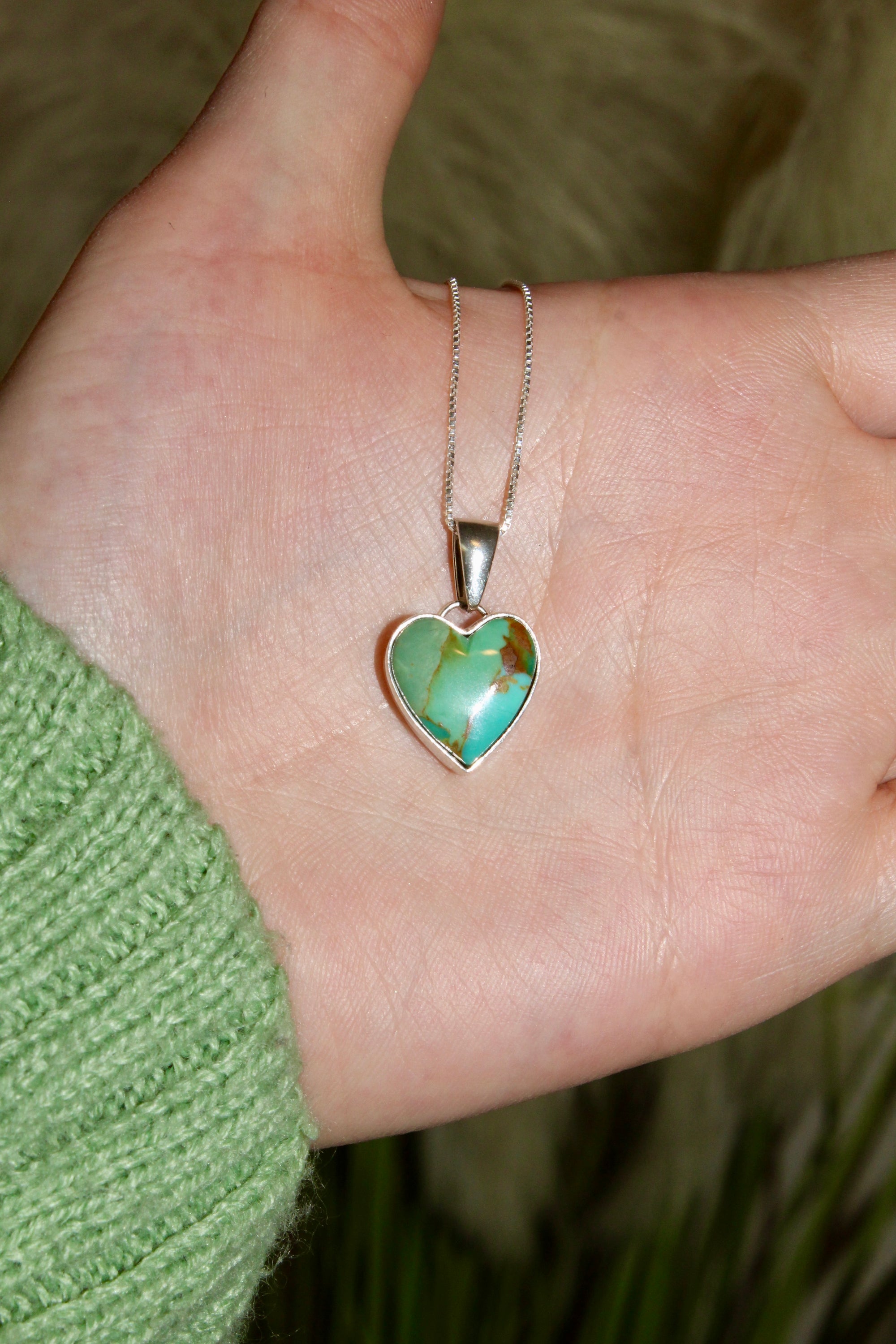 Turquoise Heart Pendant