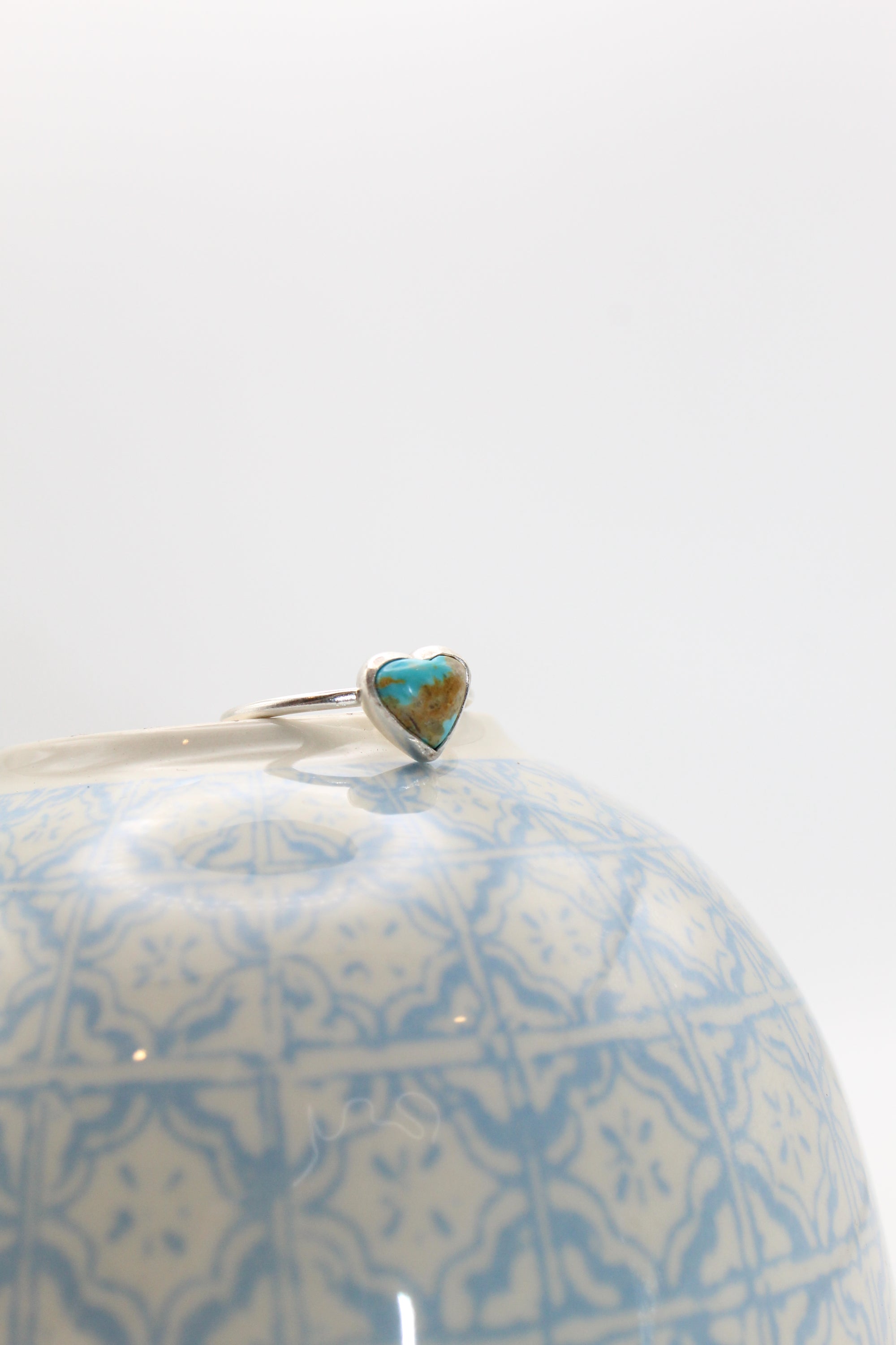 Turquoise Heart Ring