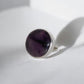 Round Split Shank Amethyst Ring