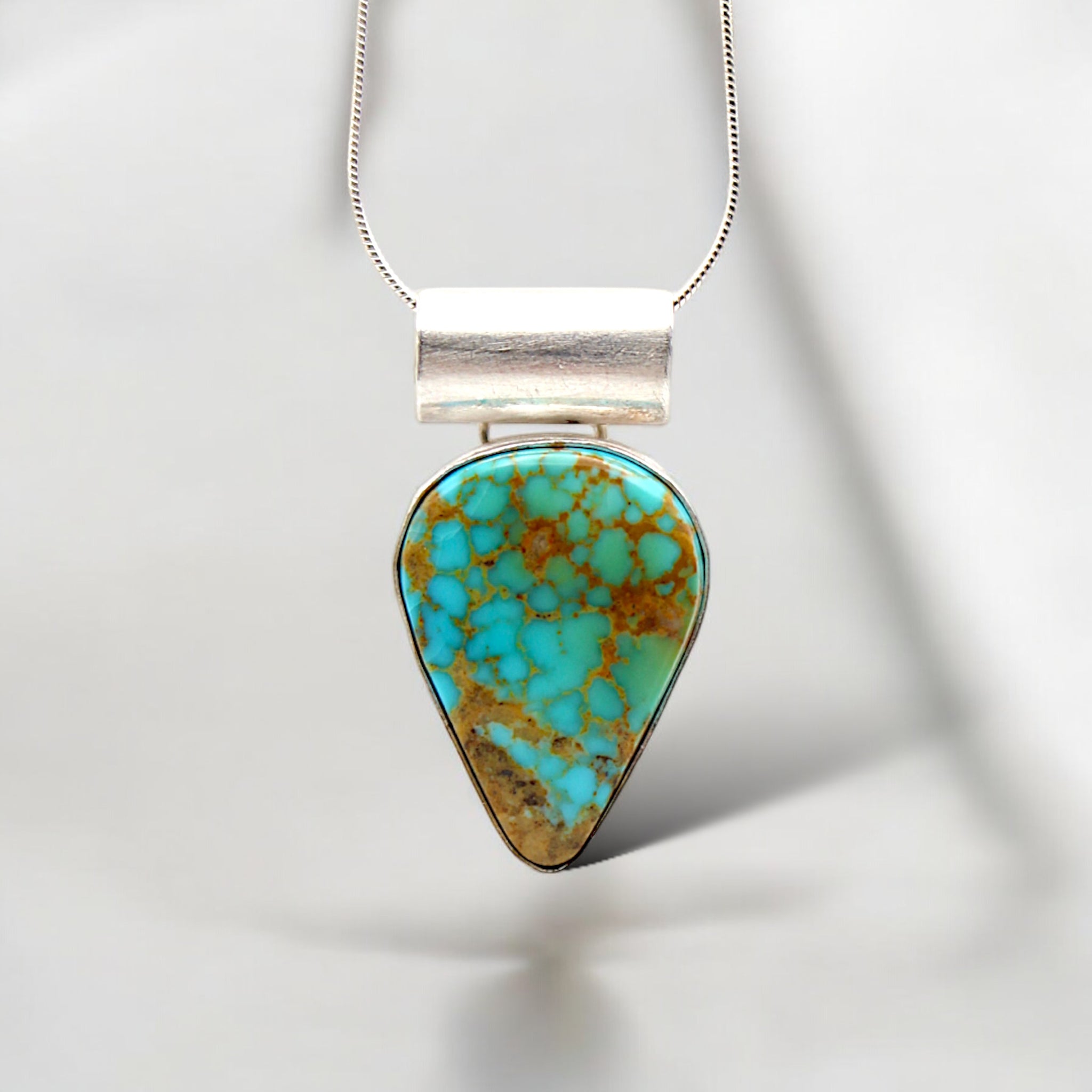 Sunset Kingman Turquoise Pendant