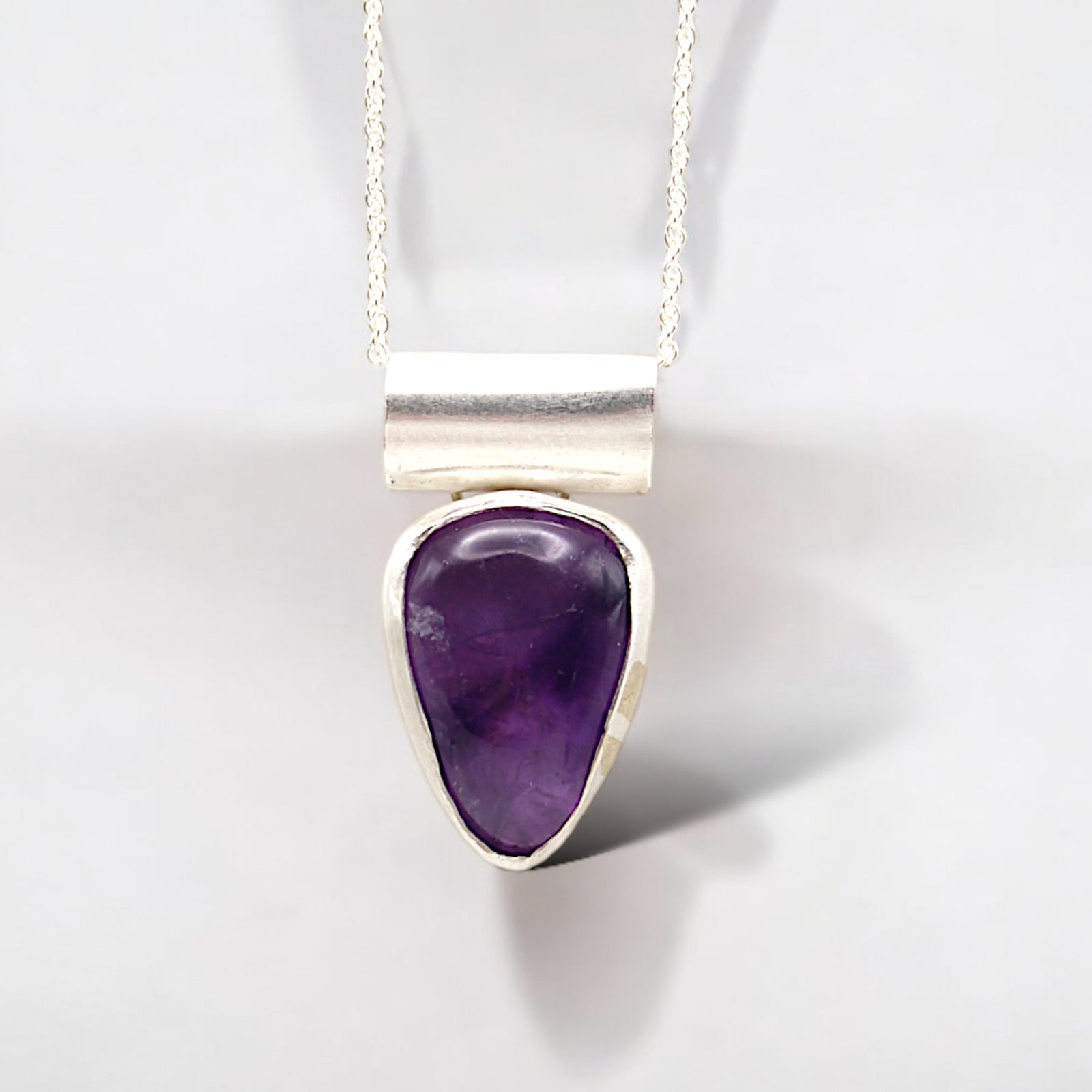 Sunset Amethyst Pendant