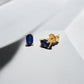 Gold Dainty Sapphire Studs