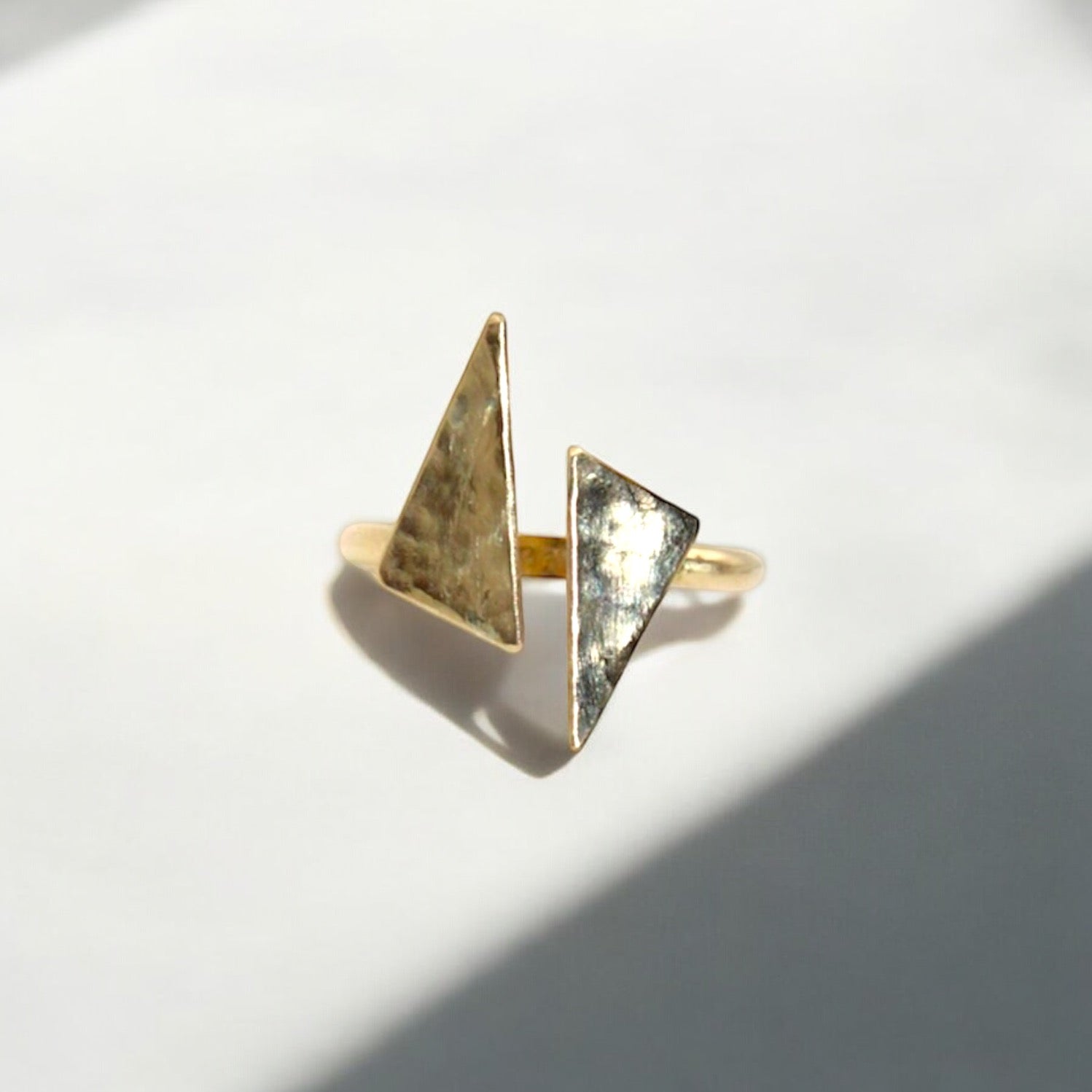 Gold Prism Ring