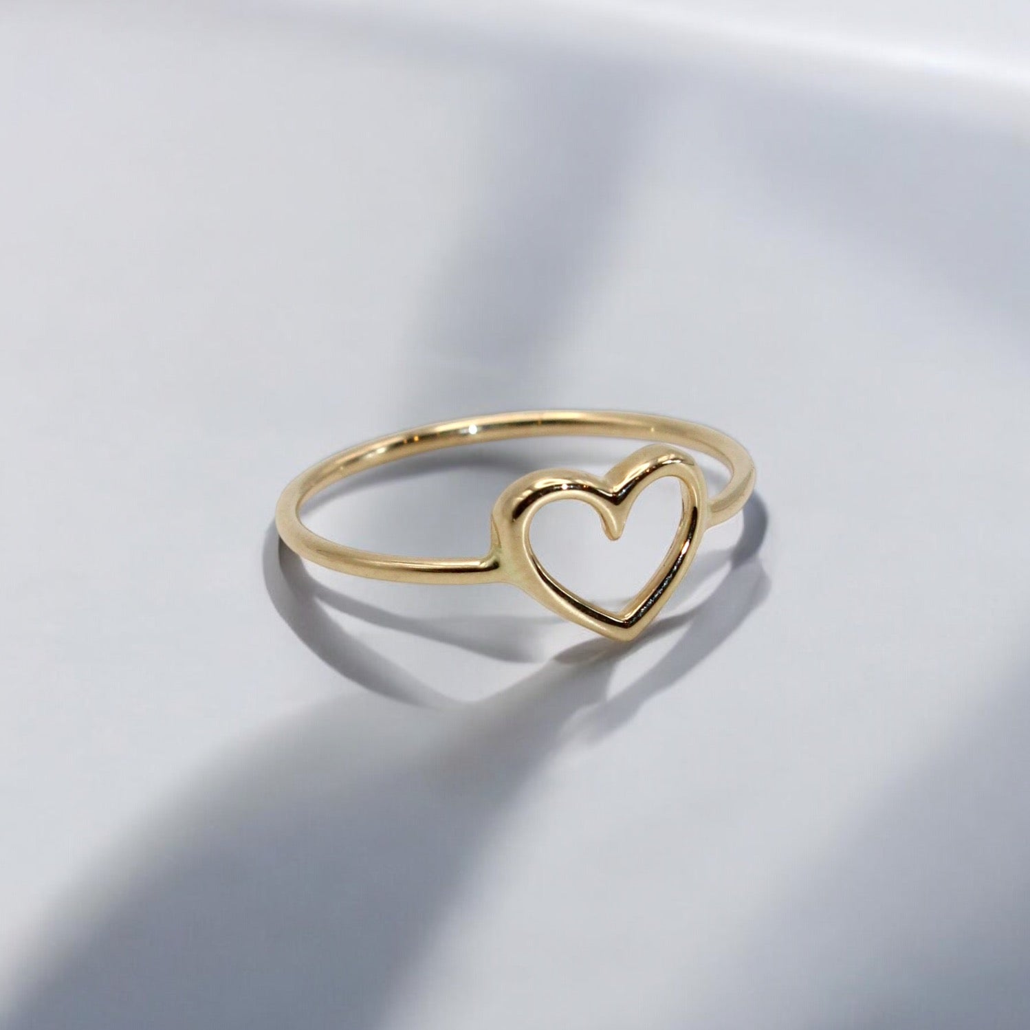 Golden Heart Ring