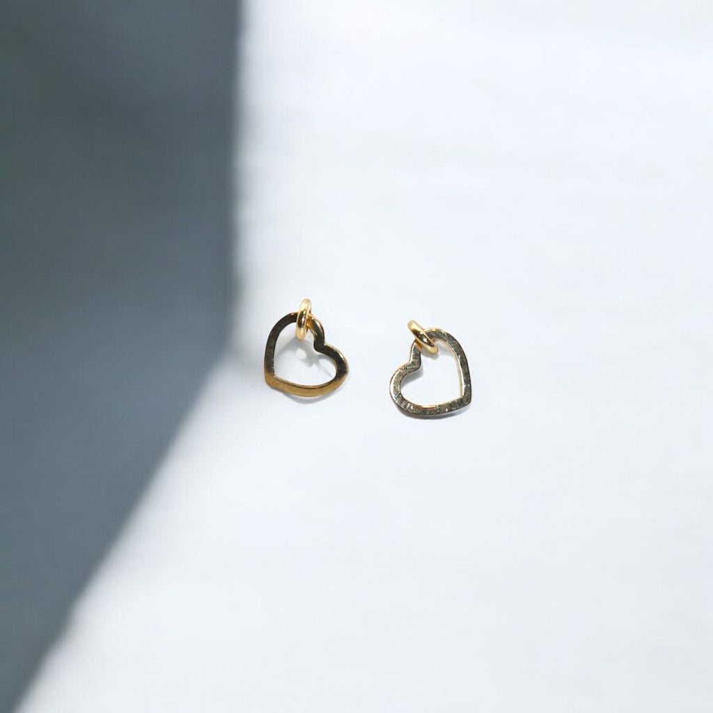 Golden Heart Studs
