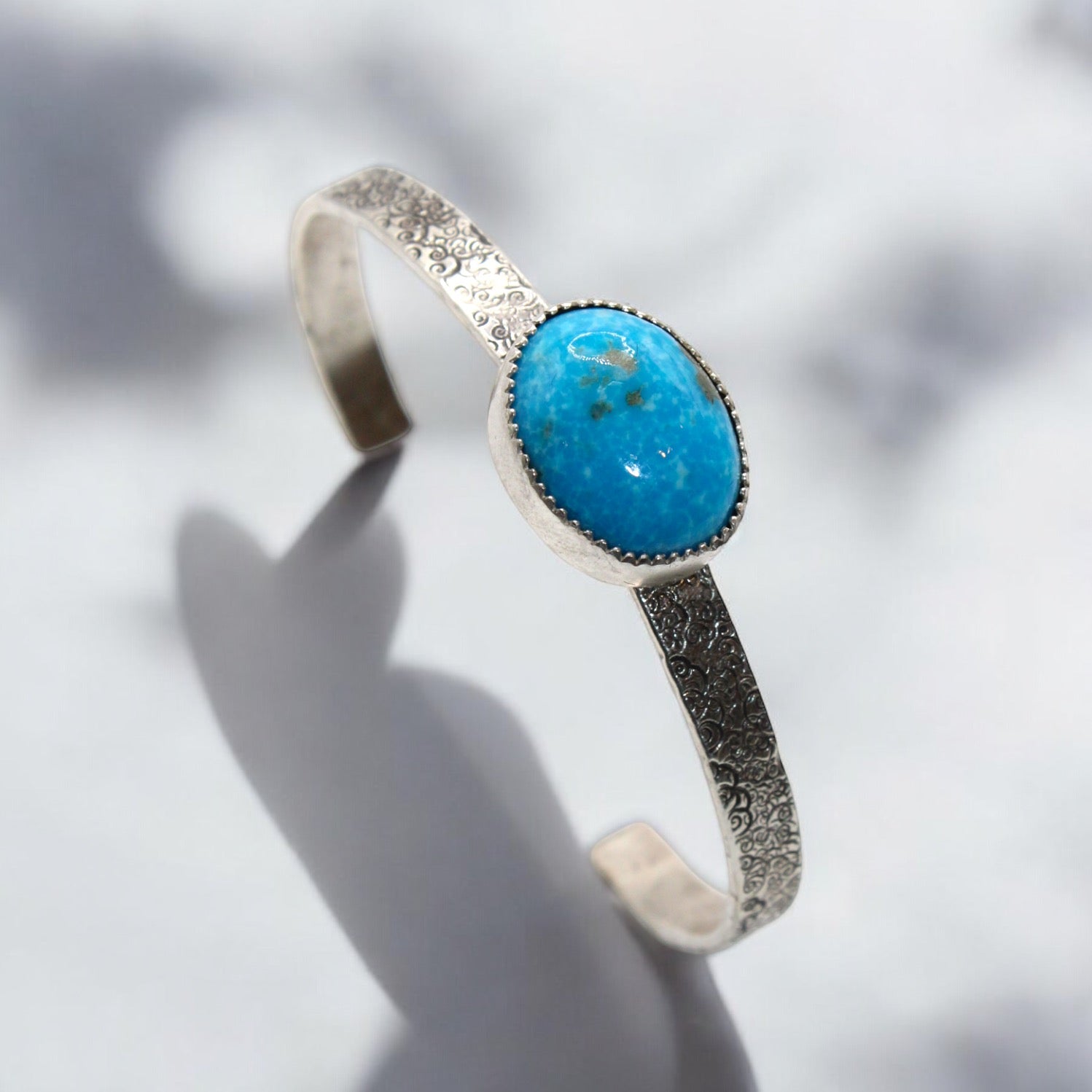 Kingman Turquoise Cloud Cuff