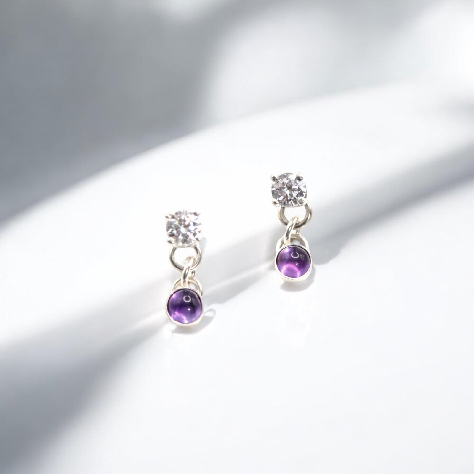 Gemstone Stud-Dangles